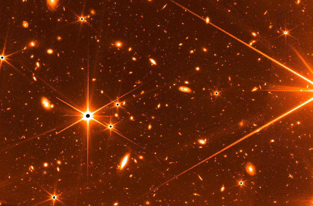 Une première image issue d'un test de calibration du James Webb.