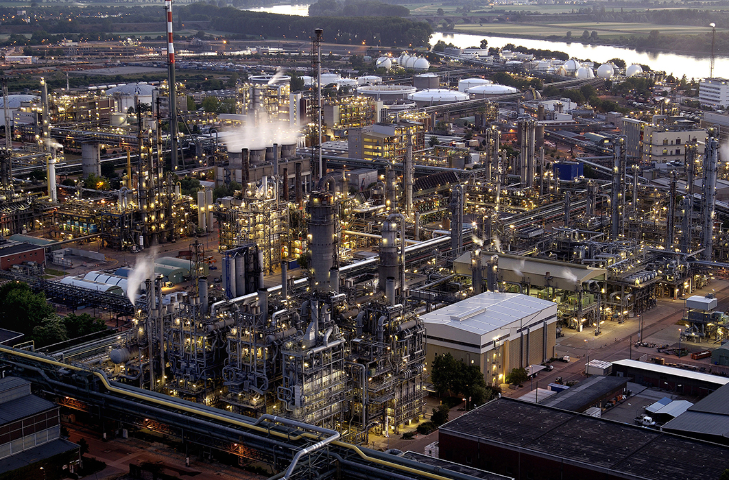 L'usine de BASF en Allemagne.
