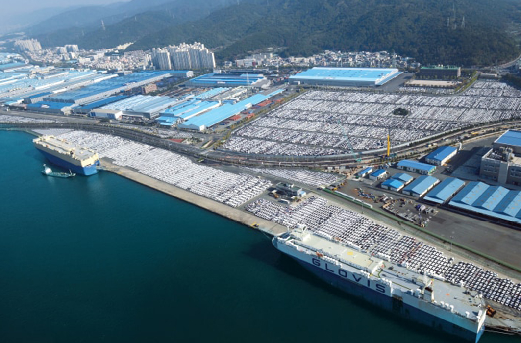 L'usine de Hyundai à Ulsan en Corée du Sud.