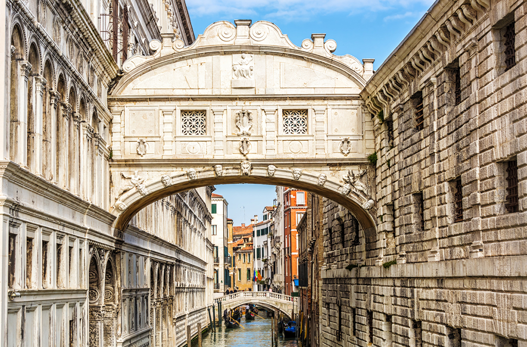 Le pont des soupirs à Venise.