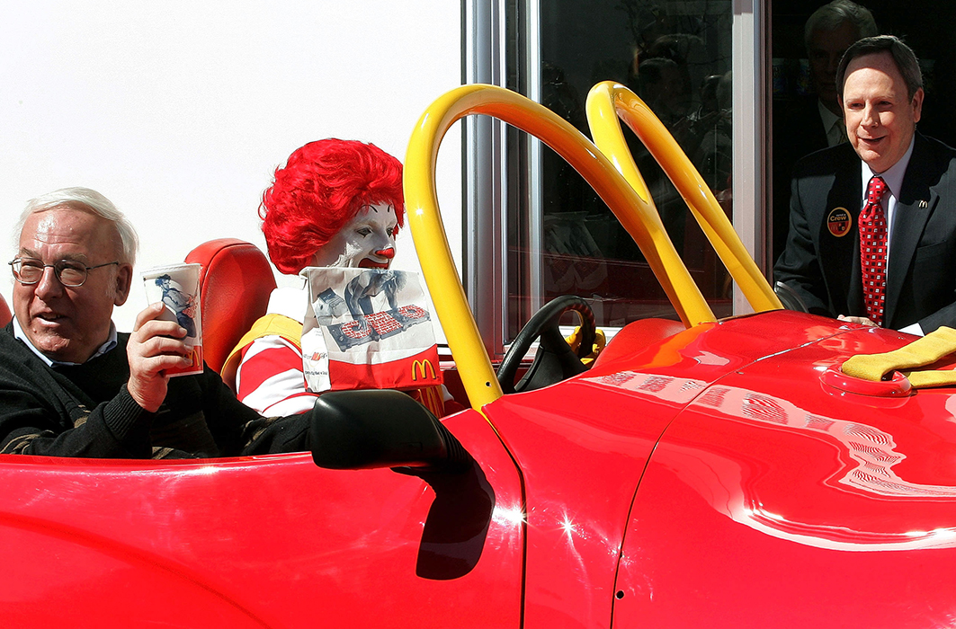 Un service au volant du McDonald