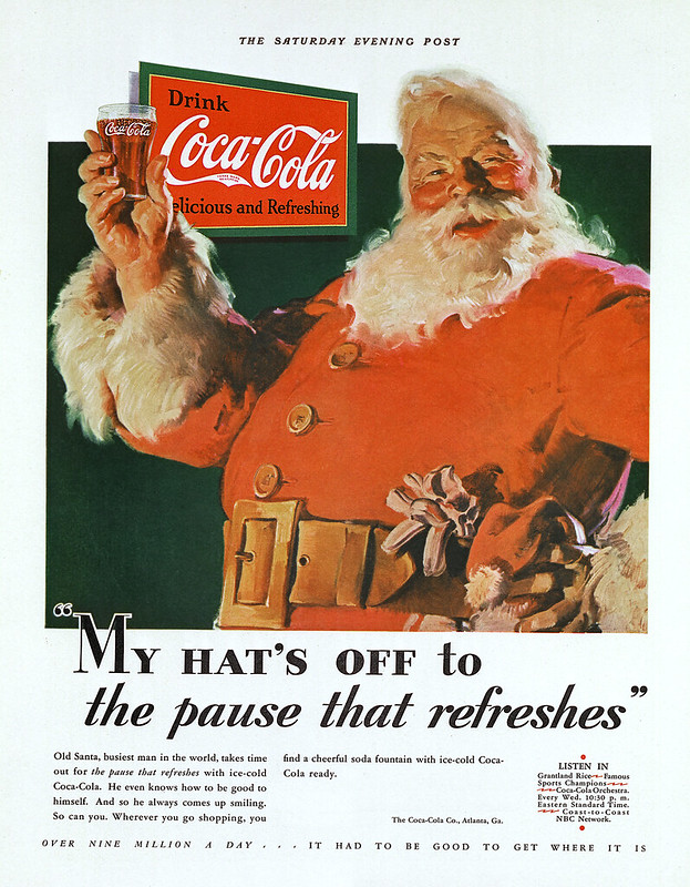 Le père Noël de Coca-Cola.