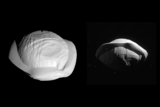 La lune Pan de Saturne est en forme de ravioli.