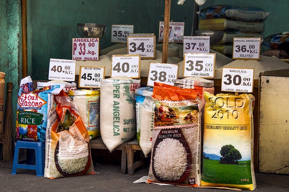 Il y a du choix de riz!