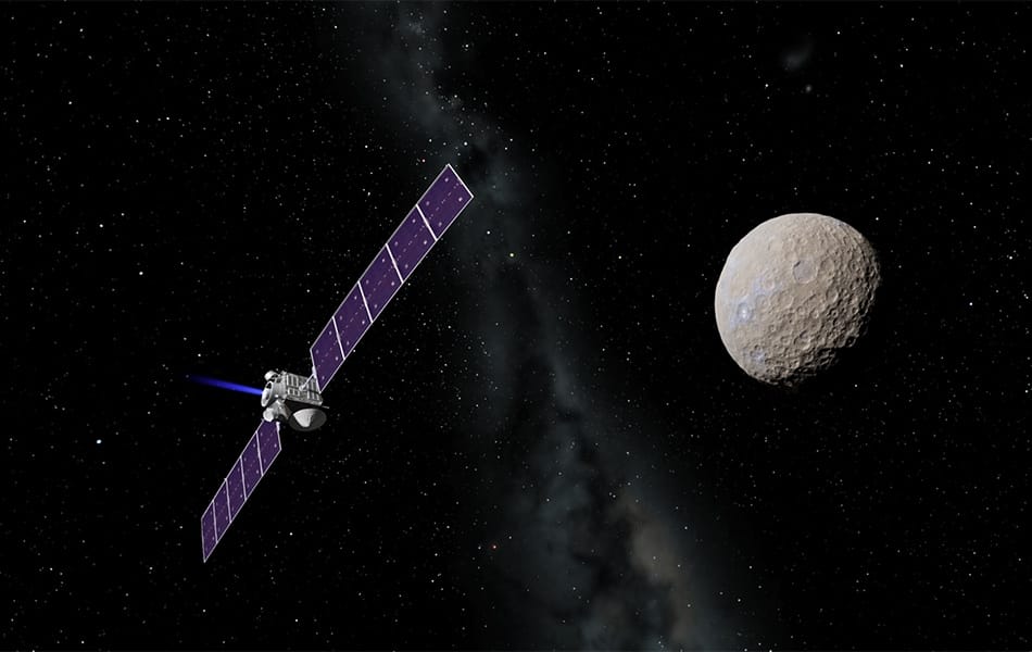 Sonde Dawn et planète naine Cérès