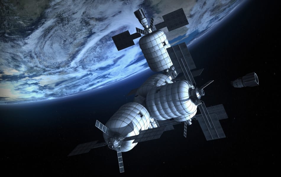 Vue de l'espace