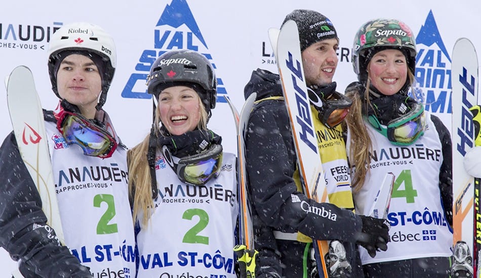 Les gagnants de la Coupe du monde de ski acrobatique de Val Saint-Côme