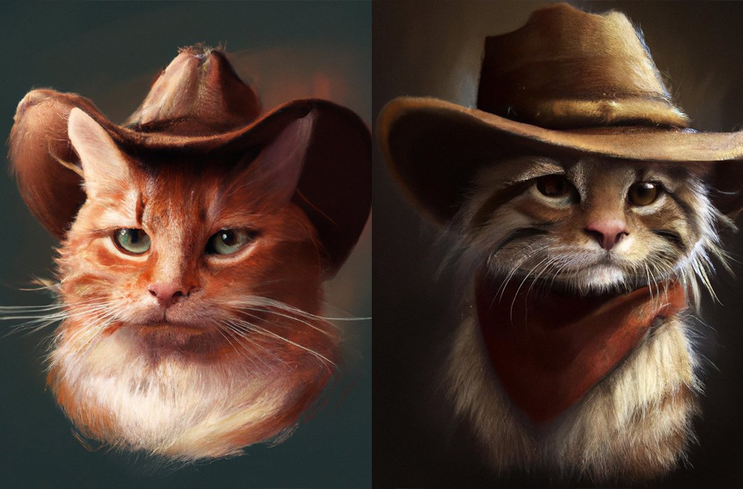 Des chats et des chapeaux