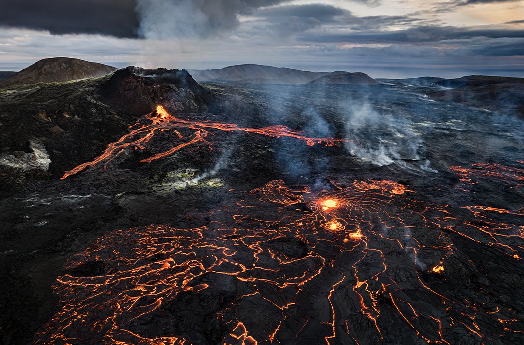Le pays des volcans