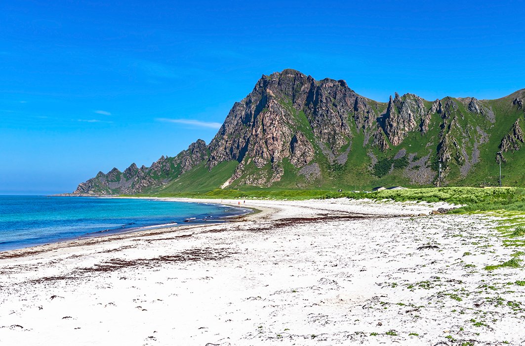 La plage de Bleik
