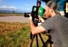 Tournage dans les champs du fermier Nicky Ticobay