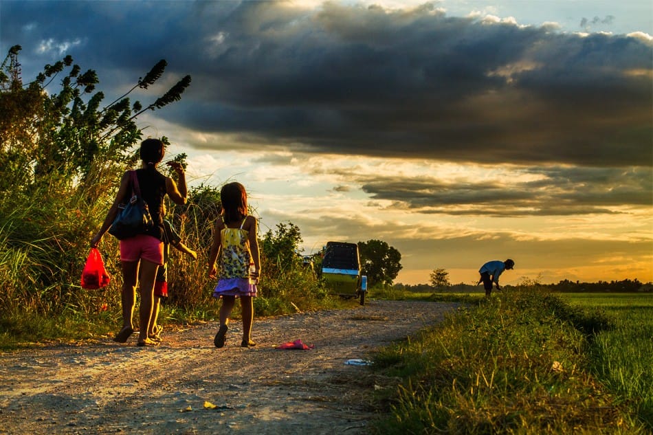 La fin d'une journée