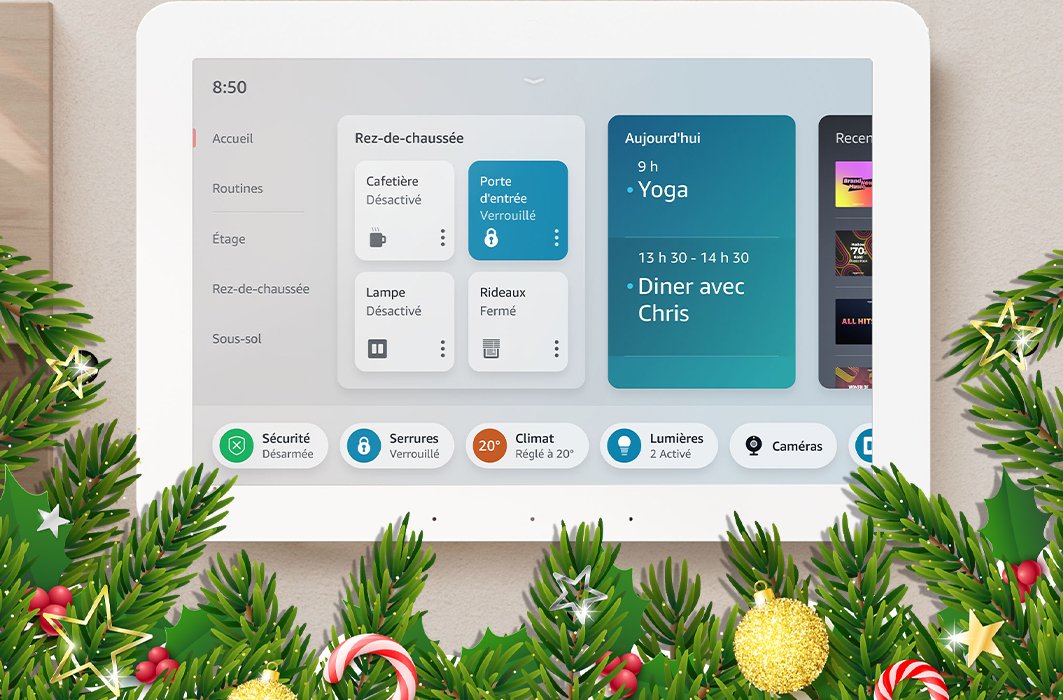Le panneau de contrôle Echo Hub d’Amazon