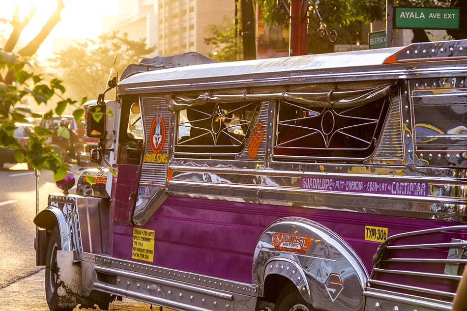 Des jeepneys très colorés