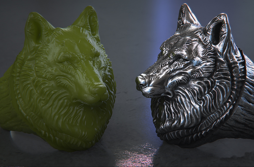 Des bijoux en argent et en or sont fabriqués à l'aide d'une imprimante 3D.