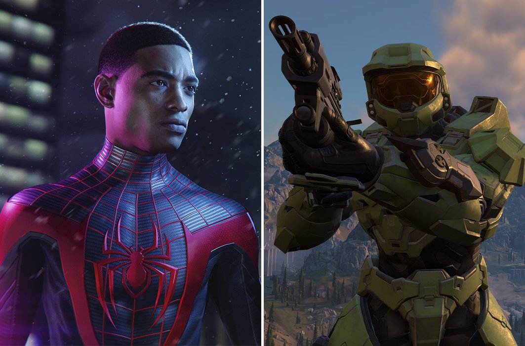 Spider-Man : Miles Morales et Halo Infinite. Spider-Man : Miles Morales et Halo Infinite.