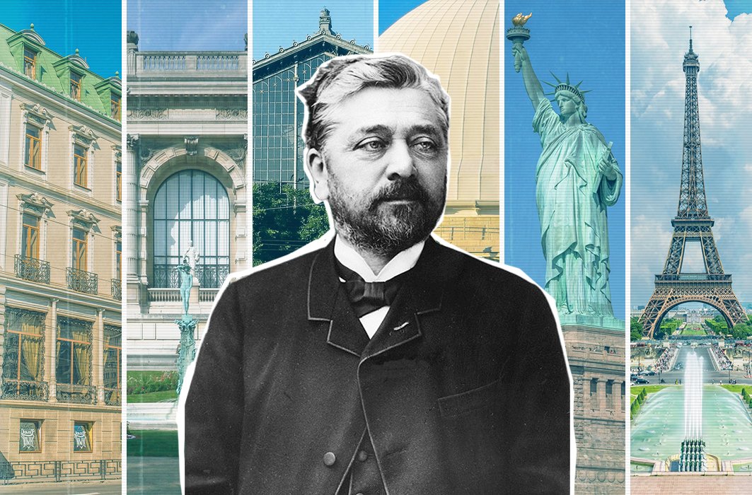 Gustave Eiffel et ses constructions.