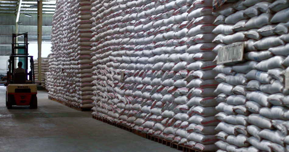 L'entrepôt de riz du gouvernement philippin L'entrepôt de riz du gouvernement philippin