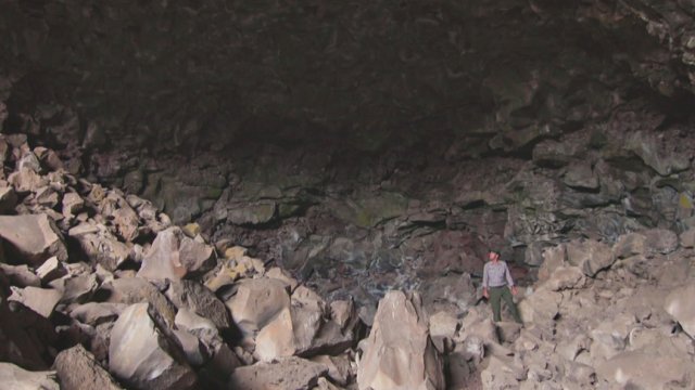 Des grottes de lave témoins de batailles passées